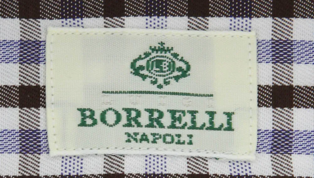 Luigi Borrelli Brown Shirt - Extra Slim - 15.75 US / 40 EU