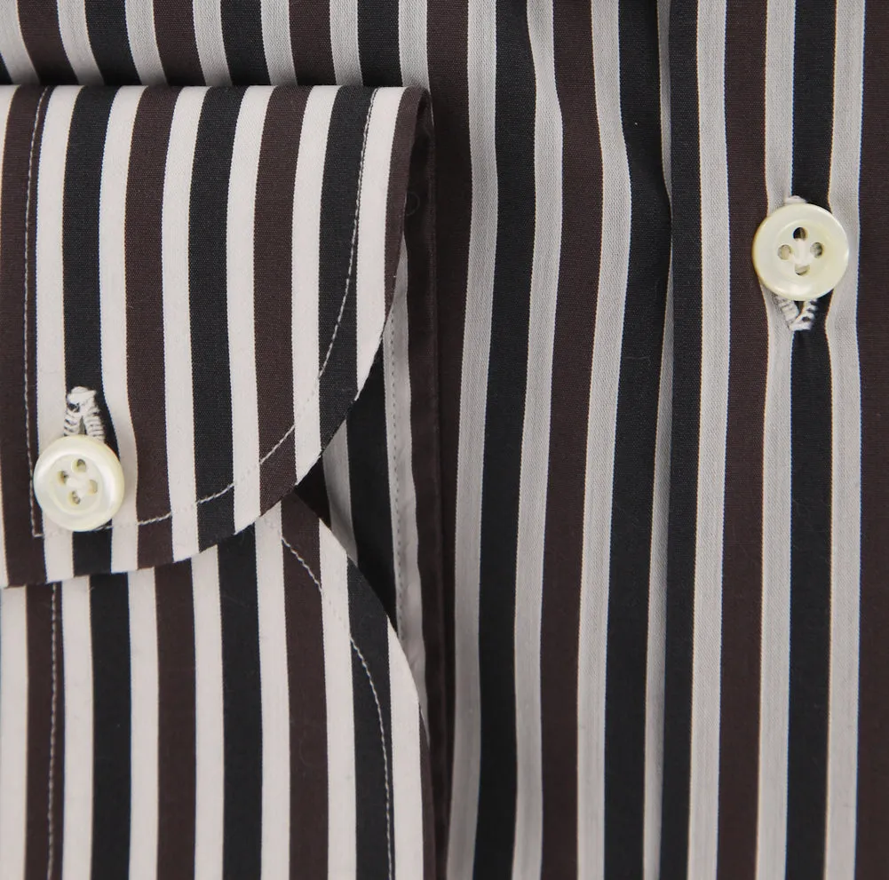 Luigi Borrelli Brown Shirt - Extra Slim