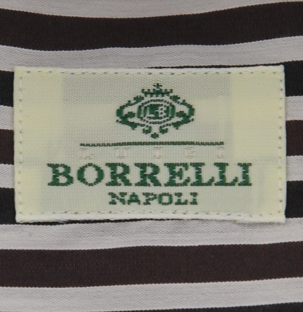 Luigi Borrelli Brown Shirt - Extra Slim