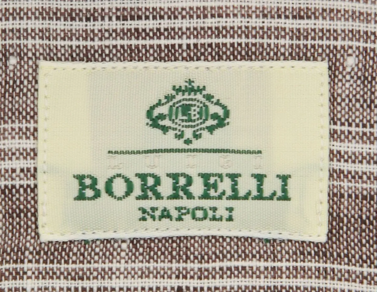Luigi Borrelli Brown Shirt - Slim