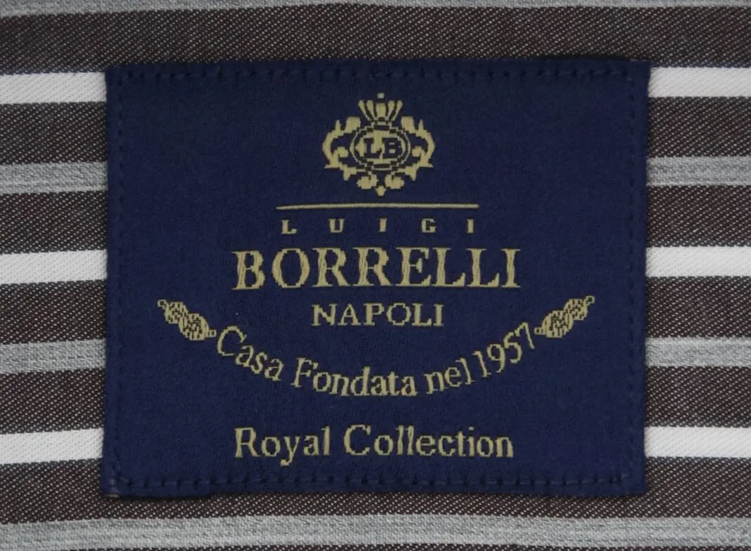 Luigi Borrelli Brown Shirt - Slim