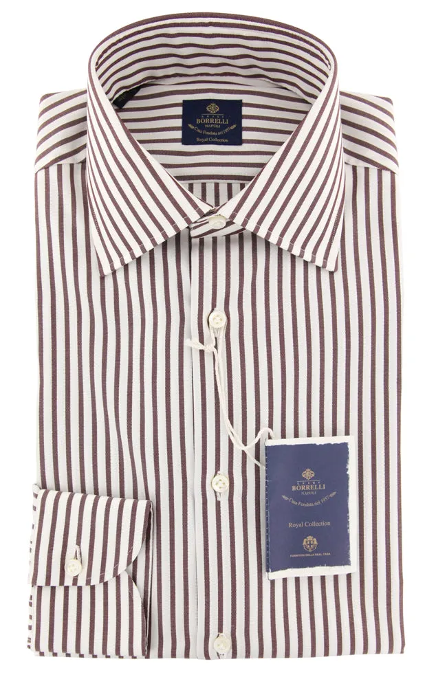Luigi Borrelli Brown Shirt - Slim