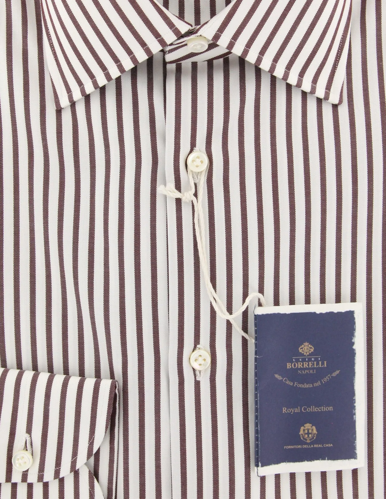 Luigi Borrelli Brown Shirt - Slim