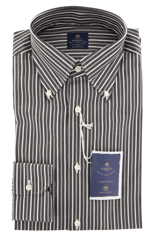 Luigi Borrelli Brown Shirt - Slim