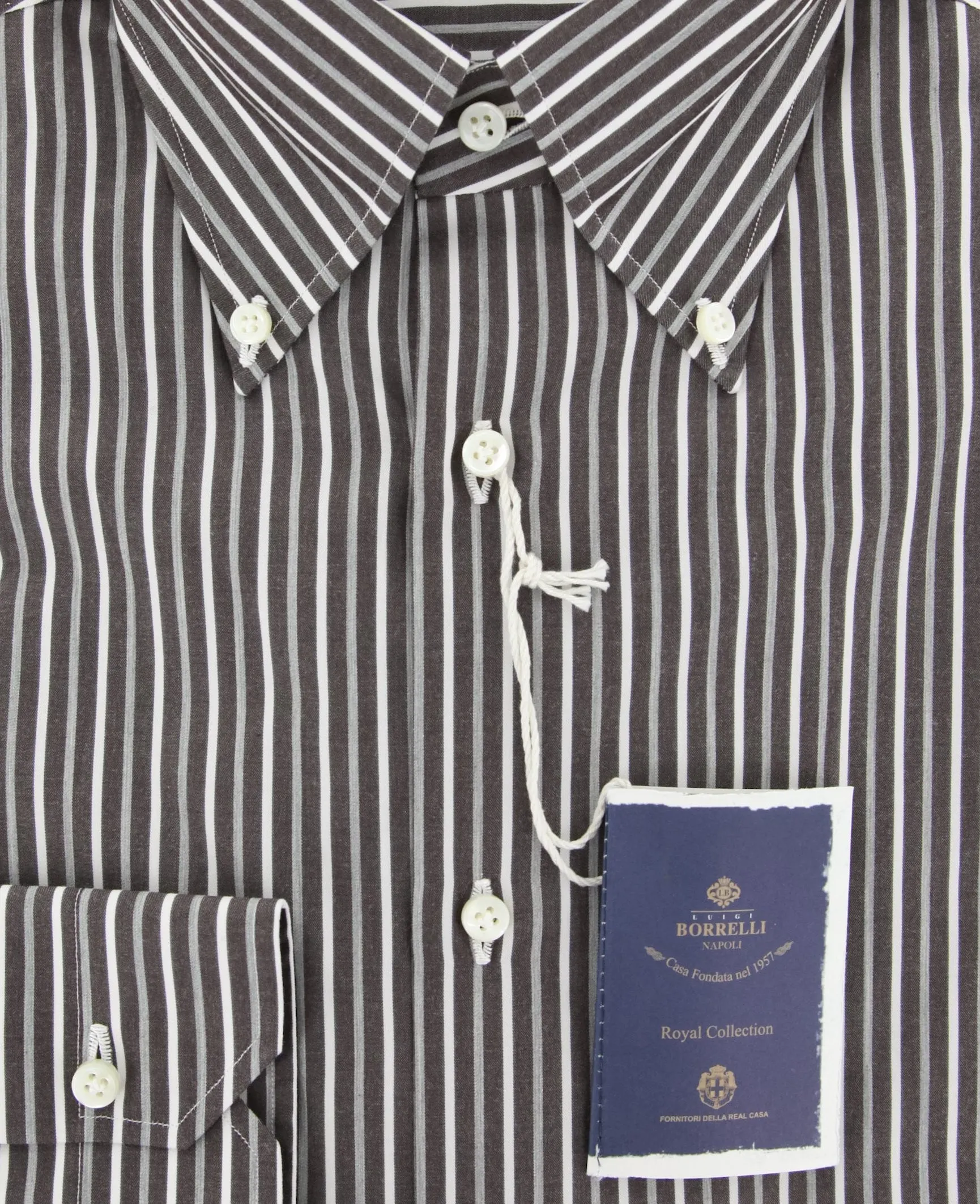 Luigi Borrelli Brown Shirt - Slim
