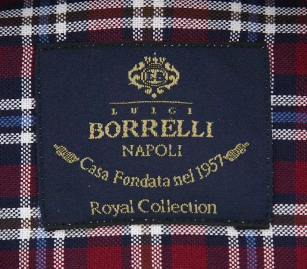 Luigi Borrelli Burgundy Red Shirt - Slim
