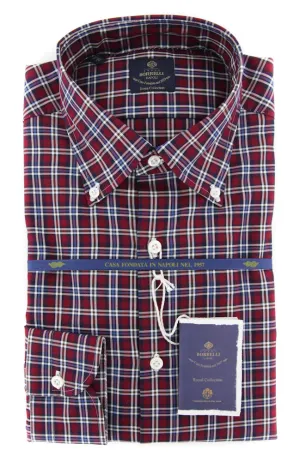 Luigi Borrelli Burgundy Red Shirt - Slim