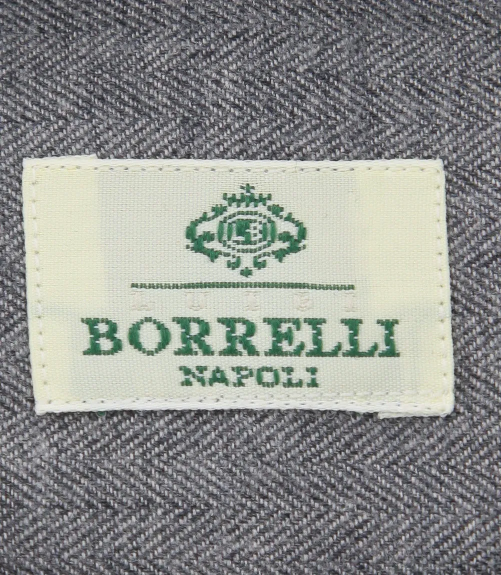 Luigi Borrelli Gray Shirt - 15.5 US / 39 EU