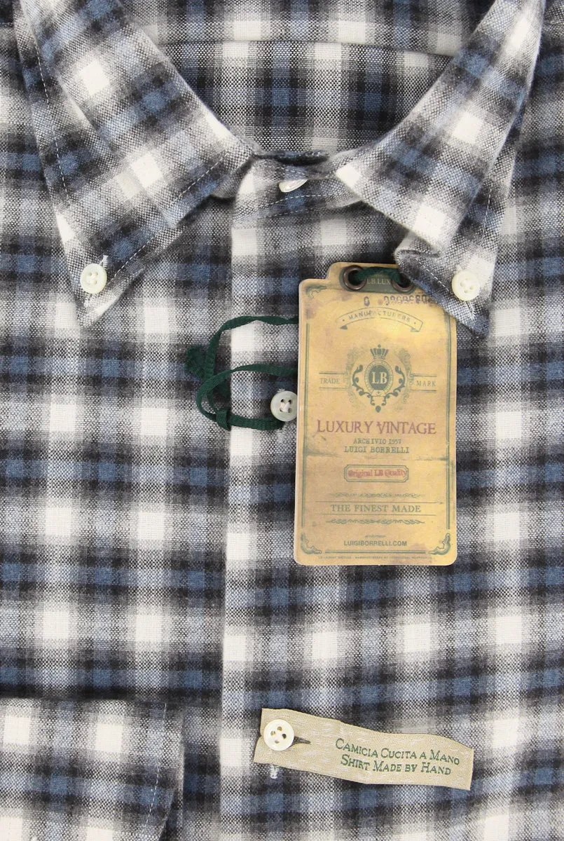 Luigi Borrelli Gray Shirt - 16 US / 41 EU