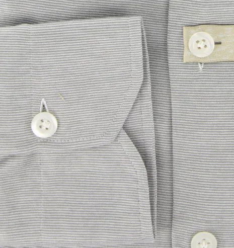 Luigi Borrelli Gray Shirt – Size: M US / M EU