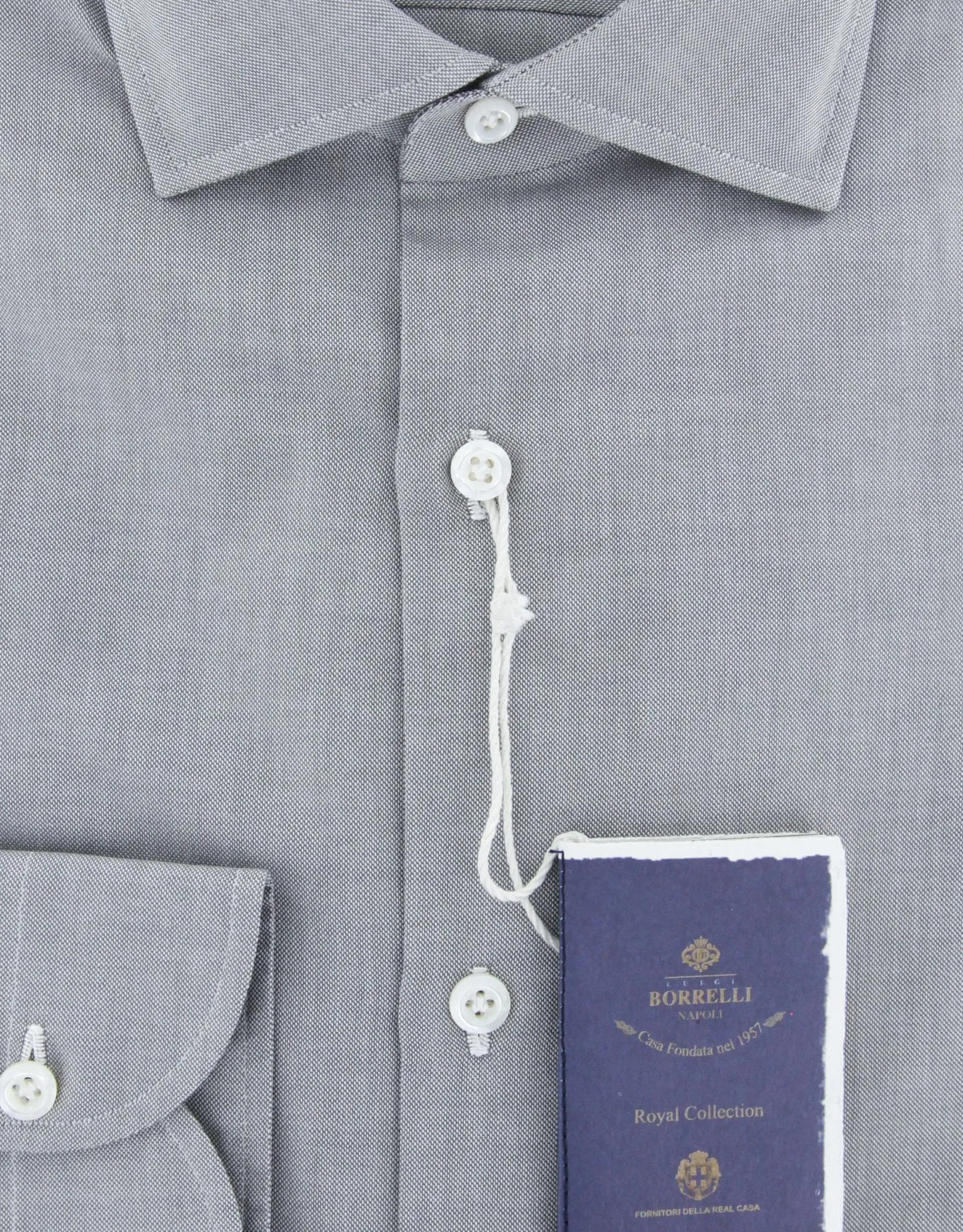 Luigi Borrelli Gray Shirt - Slim