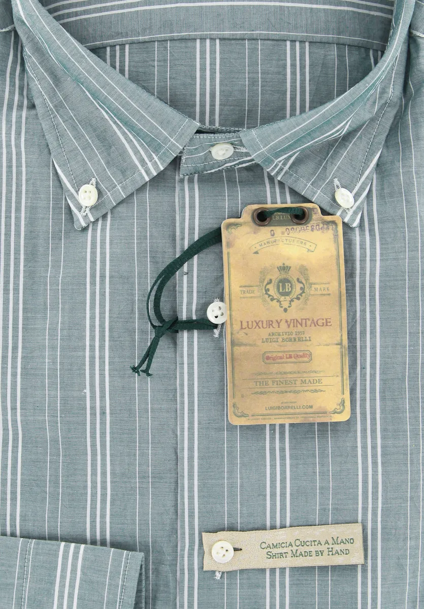 Luigi Borrelli Green Shirt - 15.75 US / 40 EU