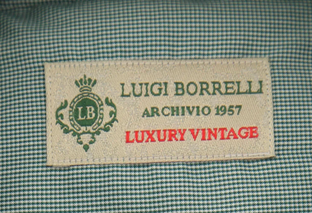Luigi Borrelli Green Shirt - 15.75 US / 40 EU