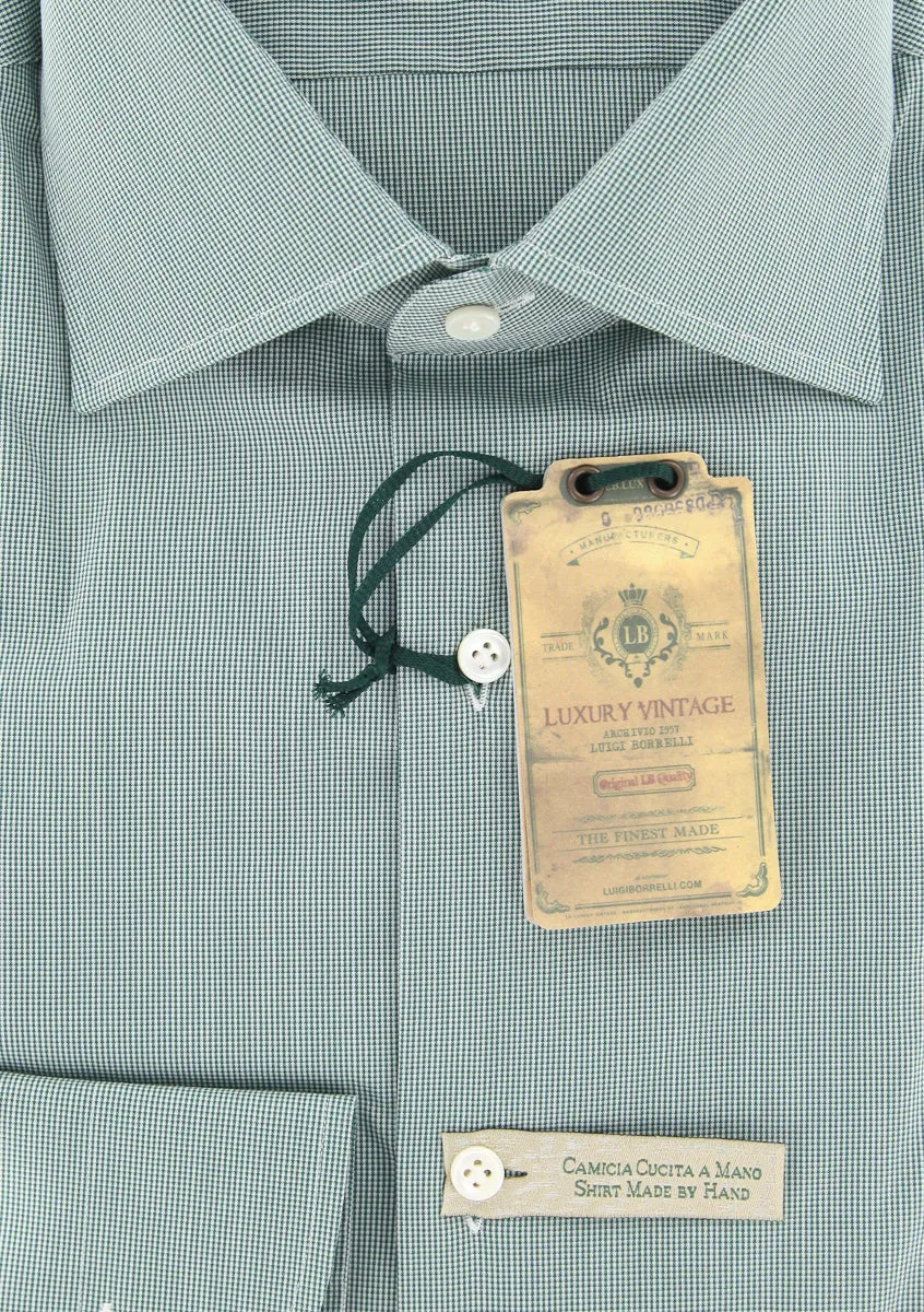 Luigi Borrelli Green Shirt - 15.75 US / 40 EU