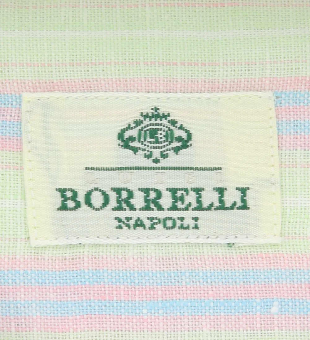 Luigi Borrelli Green Shirt - 17 US / 43 EU