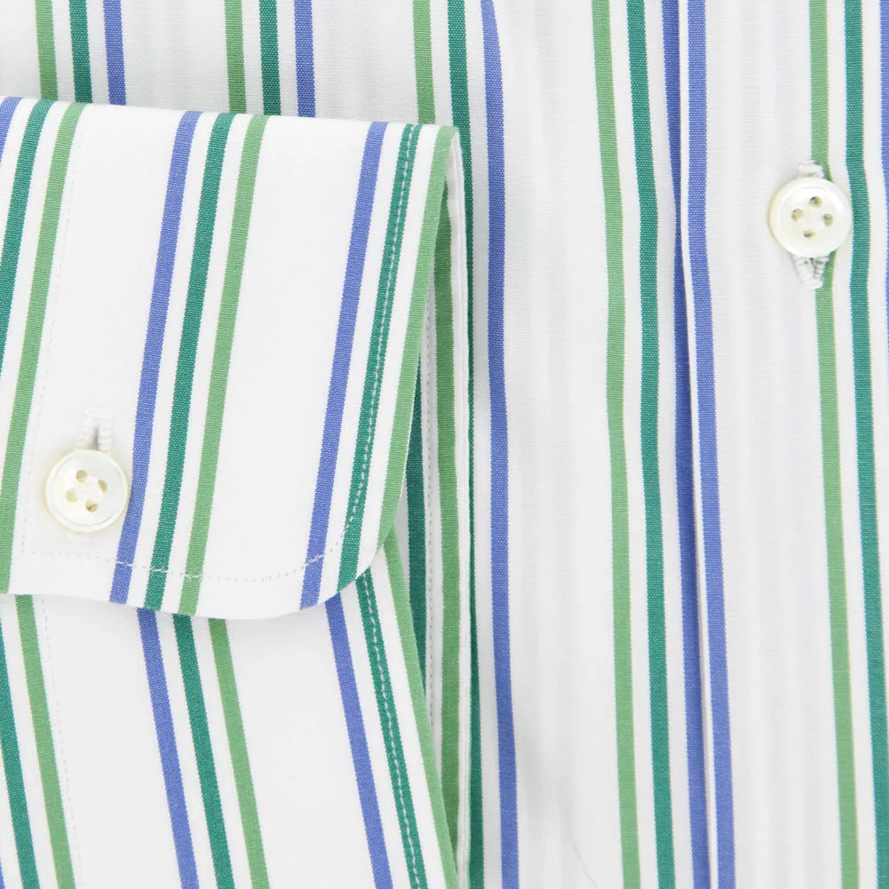 Luigi Borrelli Green Shirt - Extra Slim - 15.75 US / 40 EU