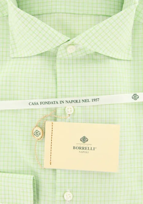 Luigi Borrelli Green Shirt – Size: 15.5 US / 39 EU