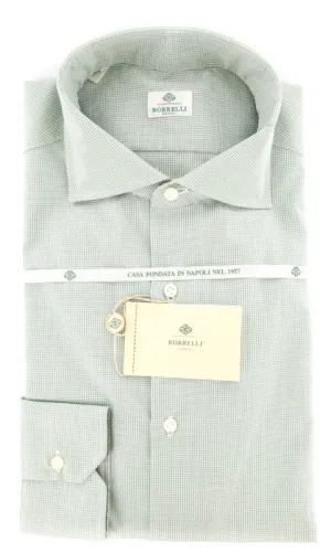 Luigi Borrelli Green Shirt – Size: 15.75 US / 40 EU