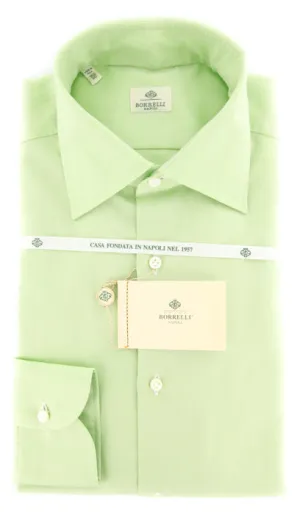 Luigi Borrelli Green Shirt – Size: 15.75 US / 40 EU