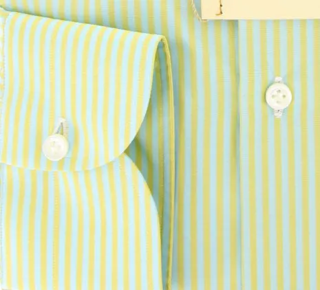 Luigi Borrelli Green Shirt – Size: 17 US / 43 EU