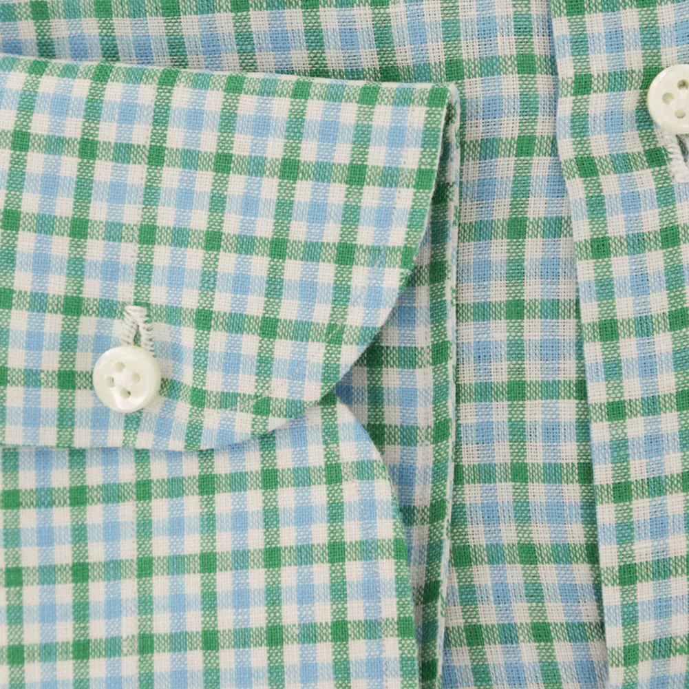 Luigi Borrelli Green Shirt - Slim