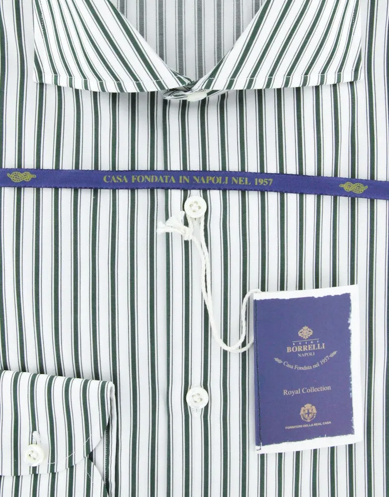 Luigi Borrelli Green Shirt - Slim