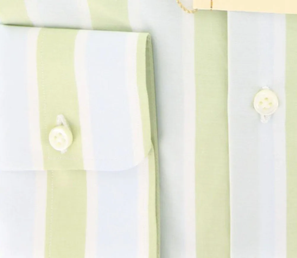 Luigi Borrelli Green Shirt - Slim