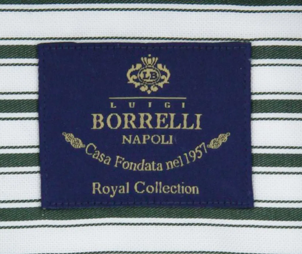 Luigi Borrelli Green Shirt - Slim