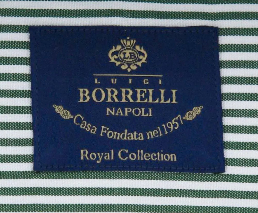 Luigi Borrelli Green Shirt - Slim