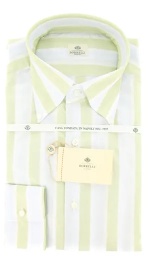 Luigi Borrelli Green Shirt - Slim