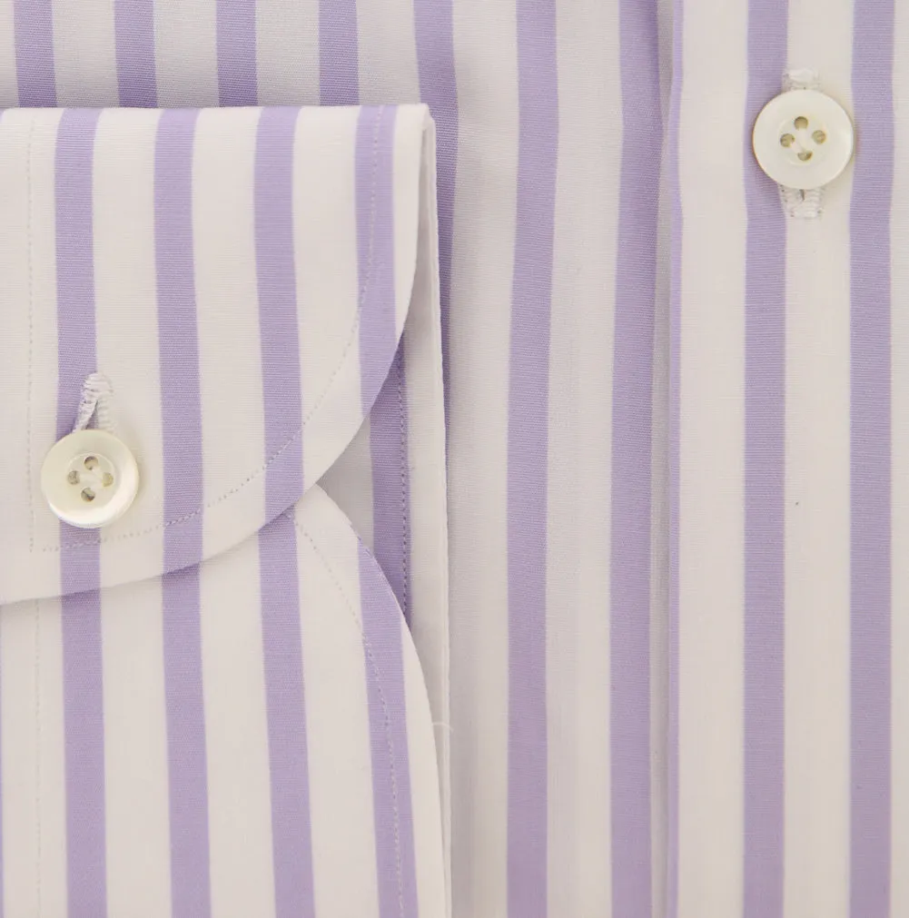 Luigi Borrelli Lavender Purple Shirt - 15 US / 38 EU