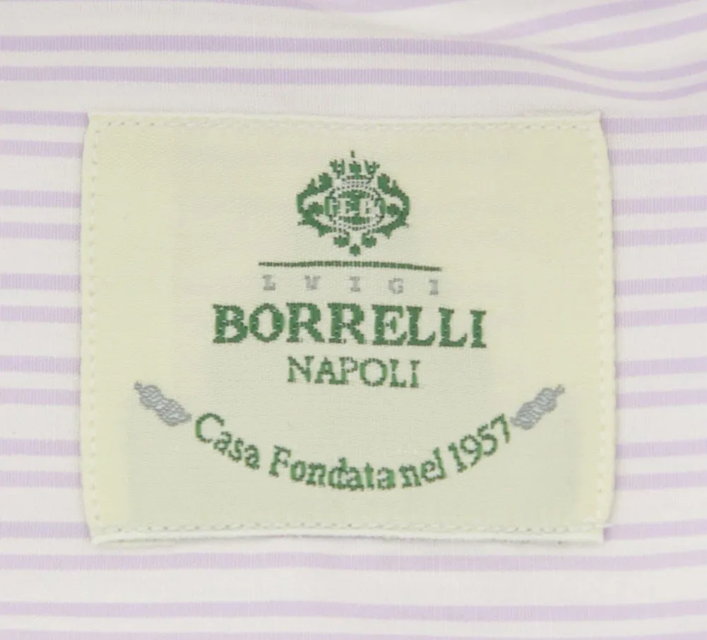 Luigi Borrelli Lavender Purple Shirt - Extra Slim