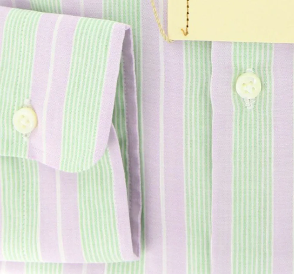 Luigi Borrelli Lavender Purple Shirt – Size: 15.75 US / 40 EU