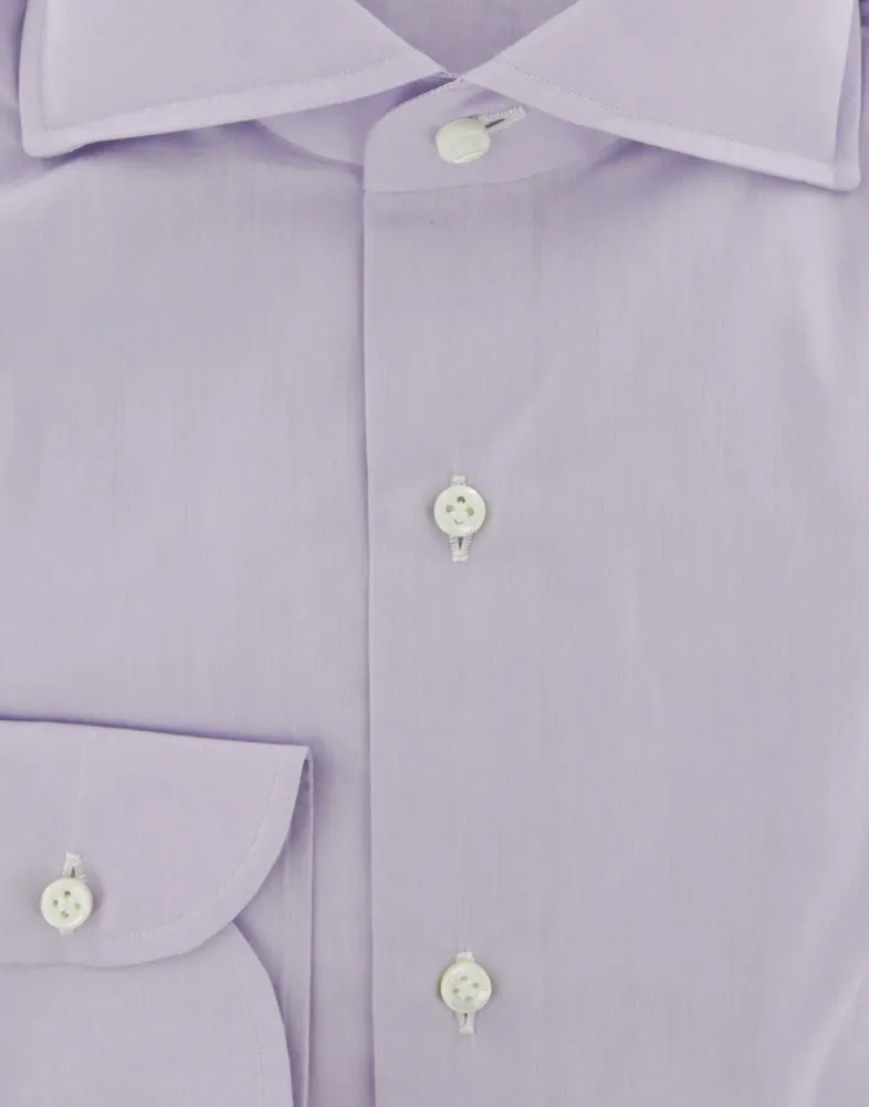Luigi Borrelli Lavender Purple Shirt - Slim