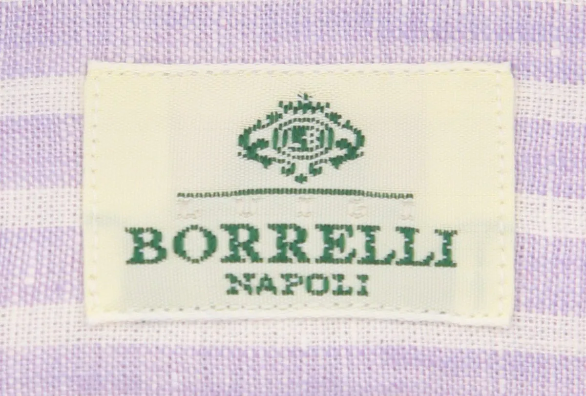 Luigi Borrelli Lavender Purple Shirt - Slim
