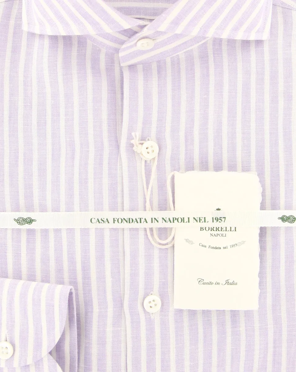 Luigi Borrelli Lavender Purple Shirt - Slim