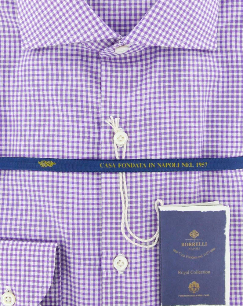 Luigi Borrelli Lavender Purple Shirt - Slim