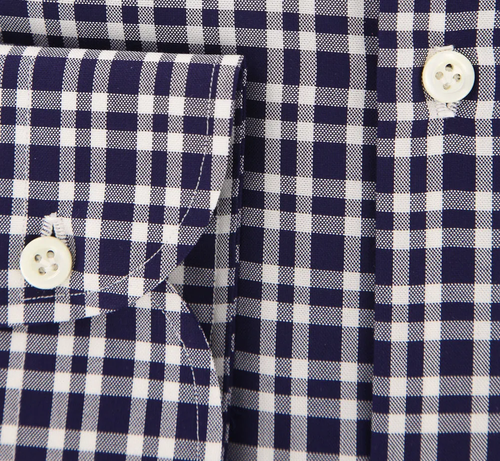 Luigi Borrelli Navy Blue Shirt - 15.75 US / 40 EU
