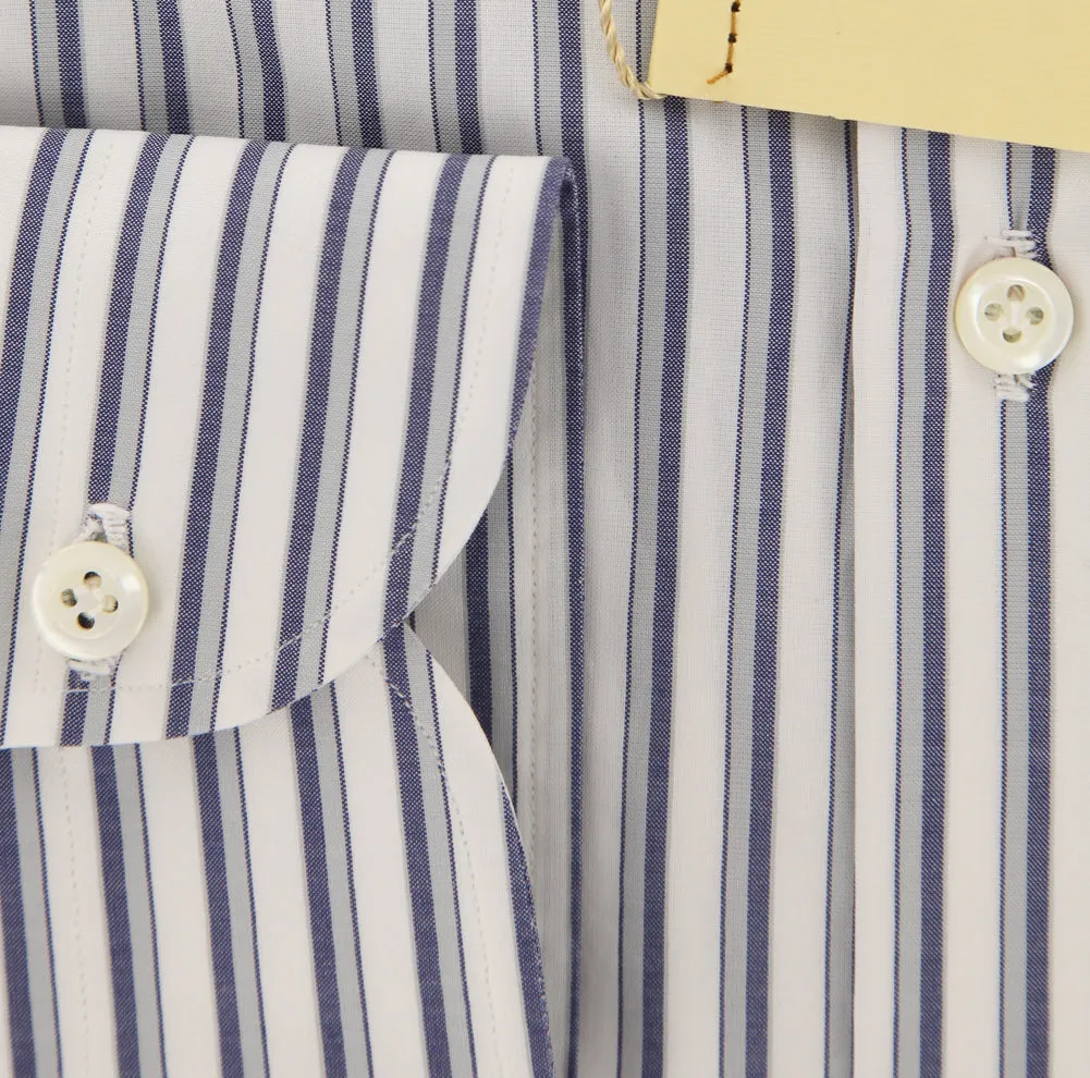 Luigi Borrelli Navy Blue Shirt - 15.75 US / 40 EU