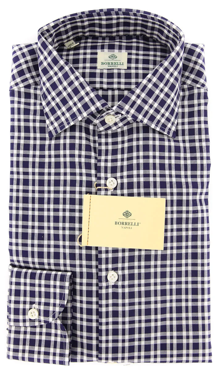 Luigi Borrelli Navy Blue Shirt - 15.75 US / 40 EU