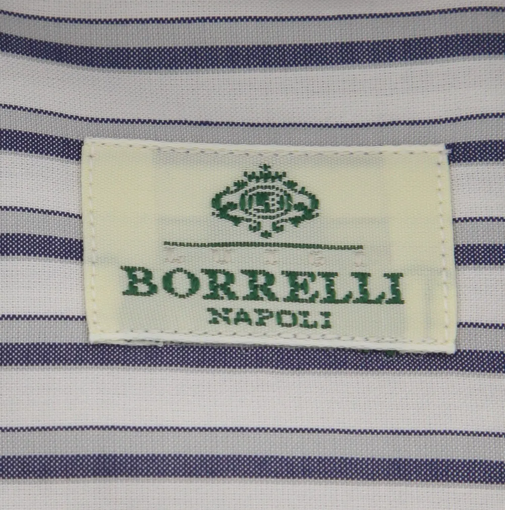 Luigi Borrelli Navy Blue Shirt - 15.75 US / 40 EU