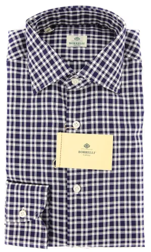 Luigi Borrelli Navy Blue Shirt - 15.75 US / 40 EU