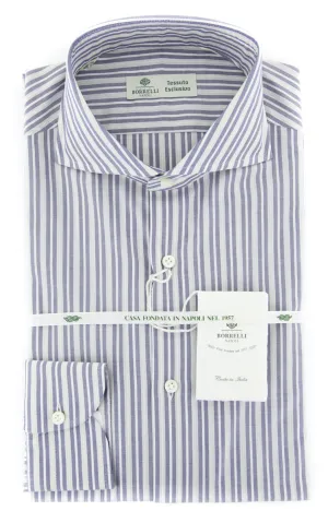 Luigi Borrelli Navy Blue Shirt - Extra Slim