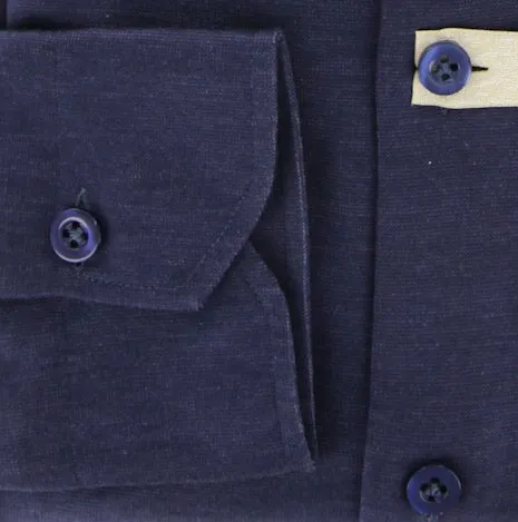 Luigi Borrelli Navy Blue Shirt – Size: S US / S EU