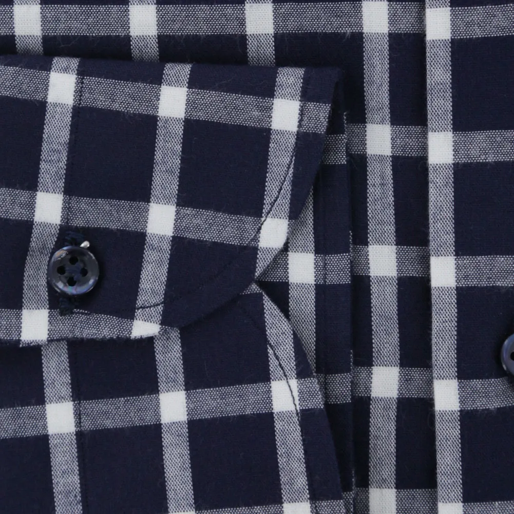 Luigi Borrelli Navy Blue Shirt - Slim