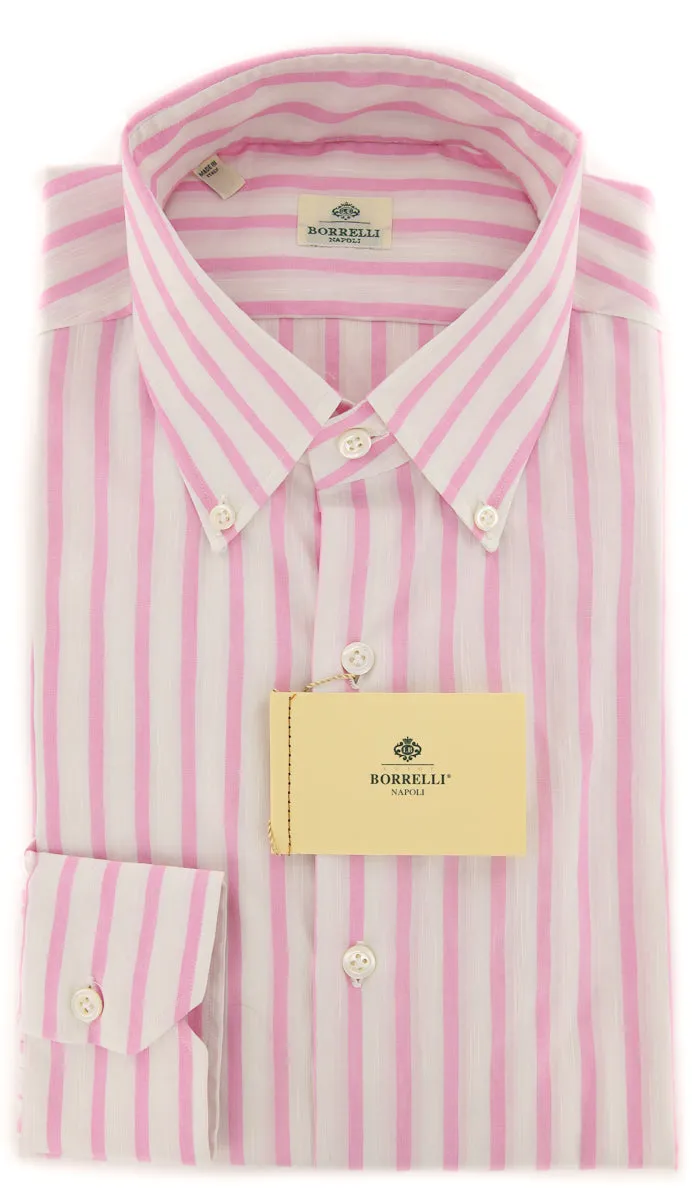 Luigi Borrelli Pink Shirt - 15 US / 38 EU
