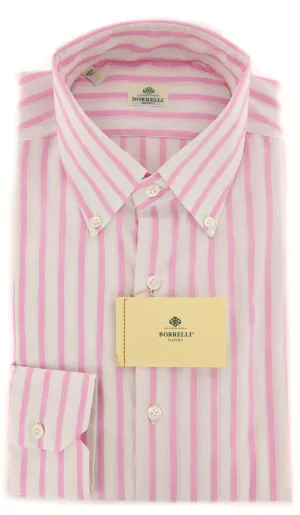Luigi Borrelli Pink Shirt - 15 US / 38 EU