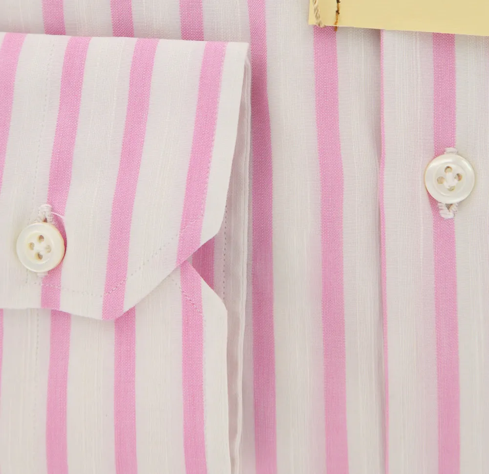 Luigi Borrelli Pink Shirt - 15 US / 38 EU