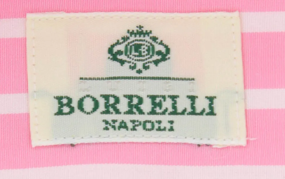 Luigi Borrelli Pink Shirt - Extra Slim - 15.75 US / 40 EU
