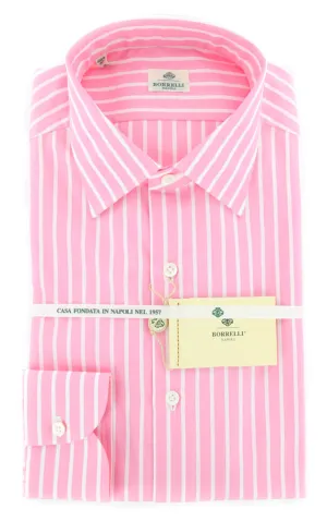 Luigi Borrelli Pink Shirt - Extra Slim - 15.75 US / 40 EU